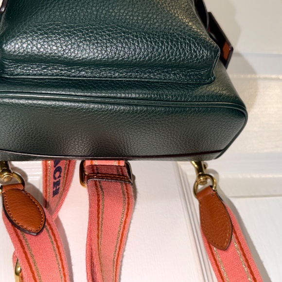 Coach Charter Backpack 18 In Colorblock Brass/amazon Green Multi C5286 - Picture 6 of 11